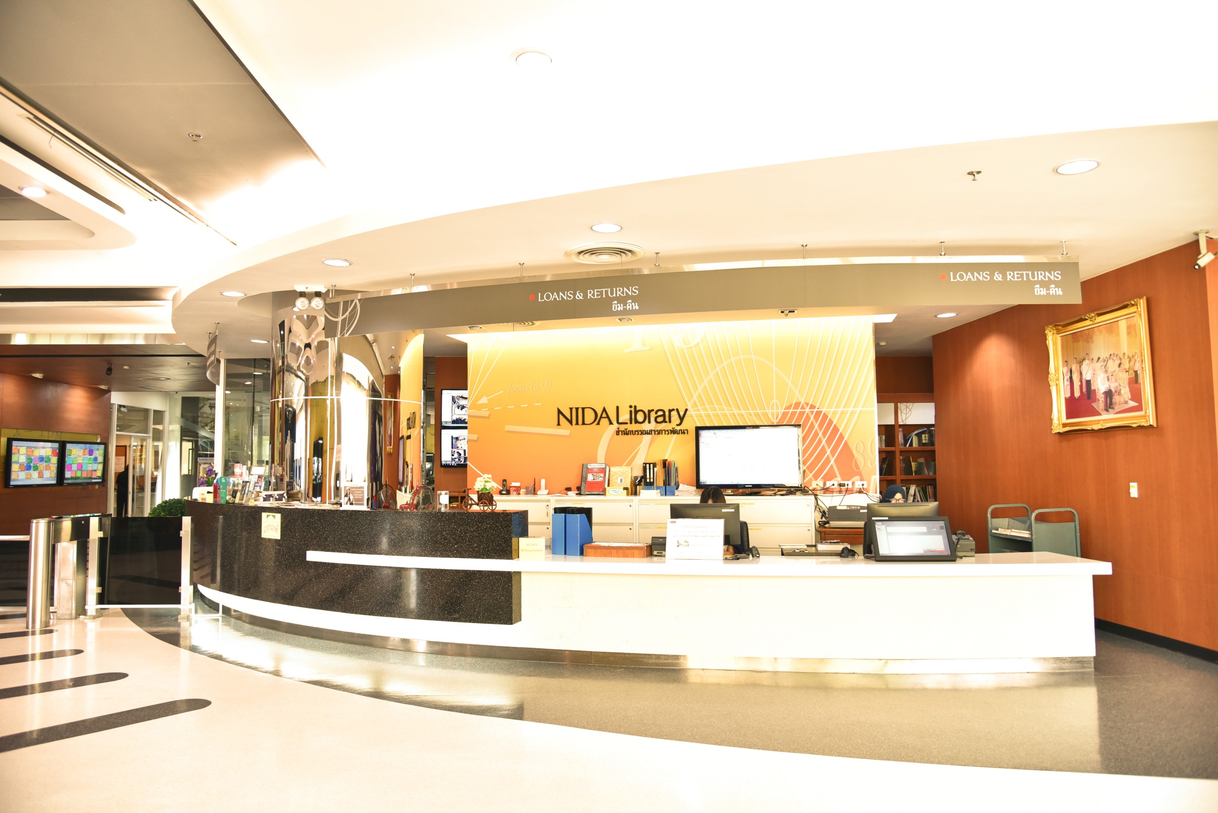 Library Information Counter - Library and Information Center