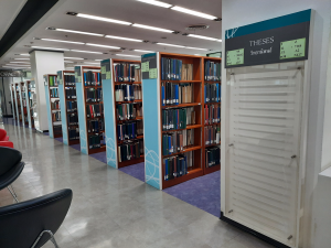 NIDA Library : Dissertations & Theses shelves